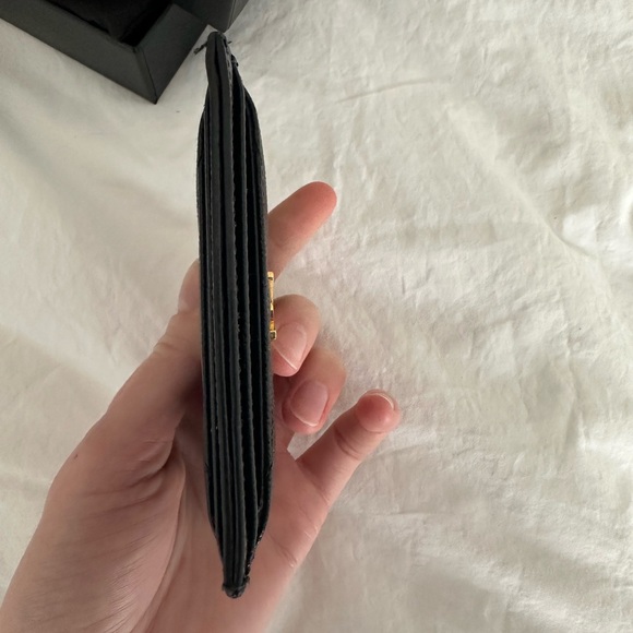YSL Black and Gold Card Holder - Picture 7 of 8